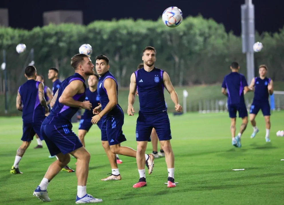 La Selección argentina se entrenó con la mira puesta en el cruce frente a Croacia: los "tocados" y suspendidos