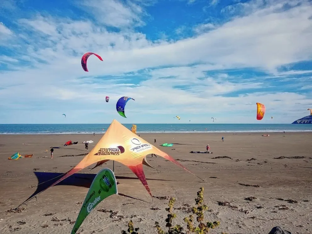 Finaliza el II Encuentro de Kitesurf en Rada Tilly