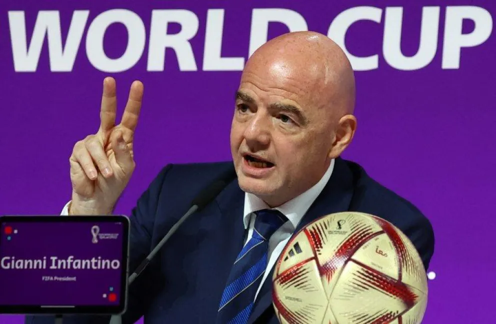 Infantino reveló que la Copa del Mundo 2026 será con 48 selecciones y Mundial de Clubes con 32 equipos