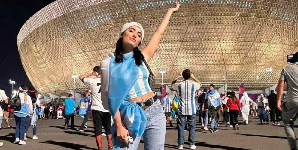 Lali fue la elegida para cantar el Himno Nacional en la final del Mundial
