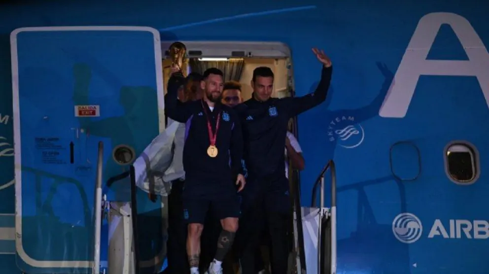 La Selección y la Copa del Mundo ya están en la Argentina 