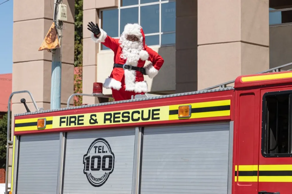 Cómo será el tradicional recorrido de Papa Noel en Comodoro 