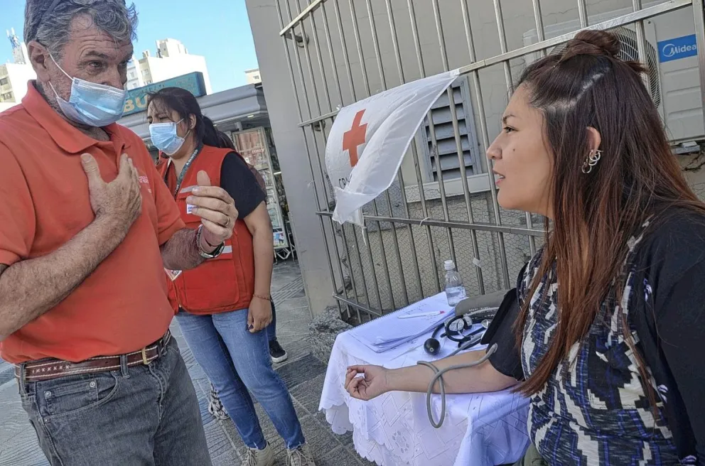 La Cruz Roja realizó una jornada para concientizar sobre la presión arterial