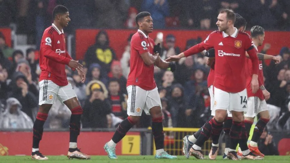El Manchester United, sin Lisandro Martínez, venció al Nottingham Forest en el retorno de la Premier League
