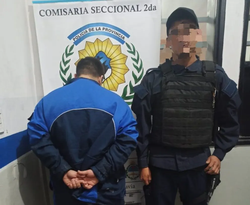 Lo identificaron en un control y tenía pedido de captura