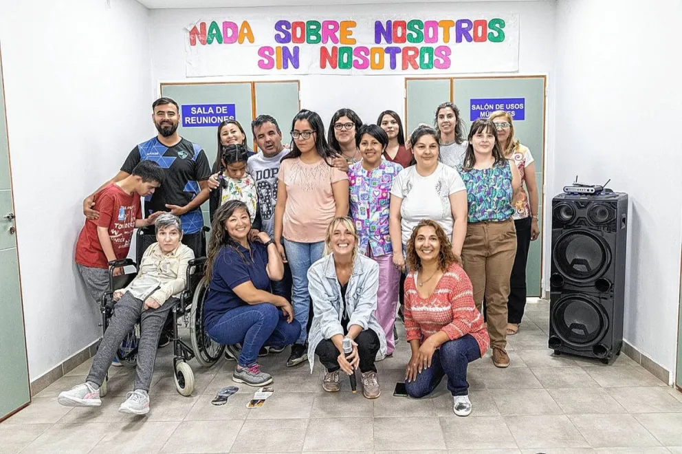 El Centro de Día Socioterapéutico realizó su muestra de cierre de fin de año