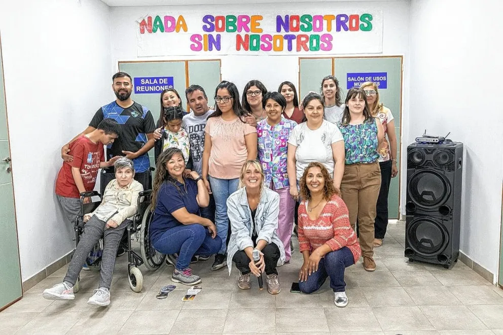 El Centro de Día Socioterapéutico realizó su muestra de cierre de fin de año