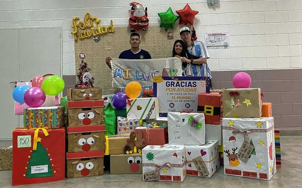 Fundación Sí entregó cajas navideñas a 177 familias comodorenses