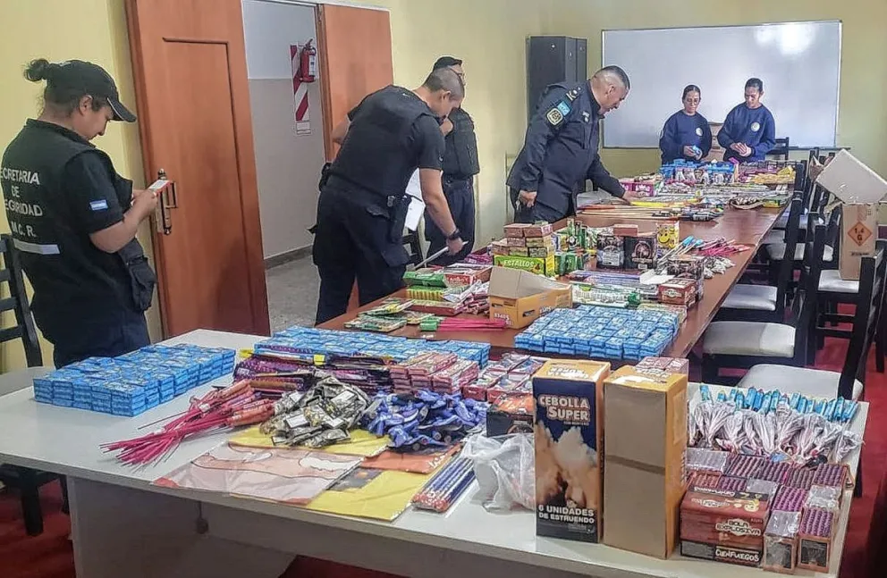 Secuestraron más de 22.146 unidades de pirotecnia en distintos operativos