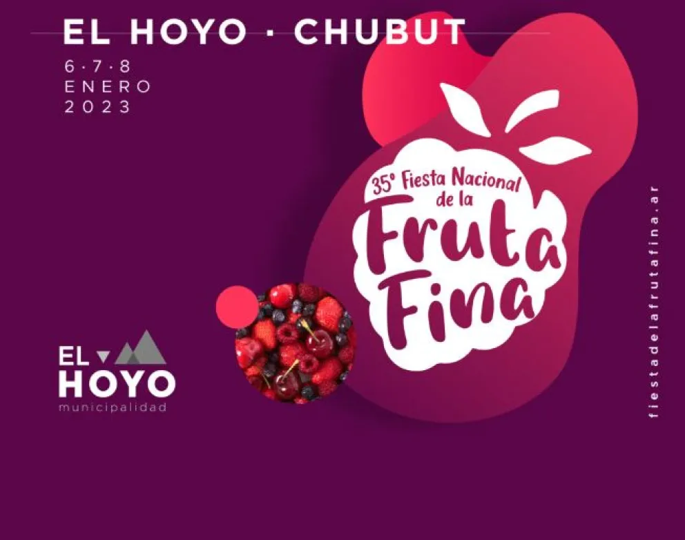 Comienza la 35° Fiesta Nacional de la Fruta Fina en El Hoyo