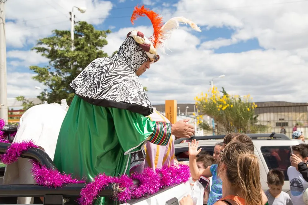 Los Reyes Magos visitan Rada Tilly