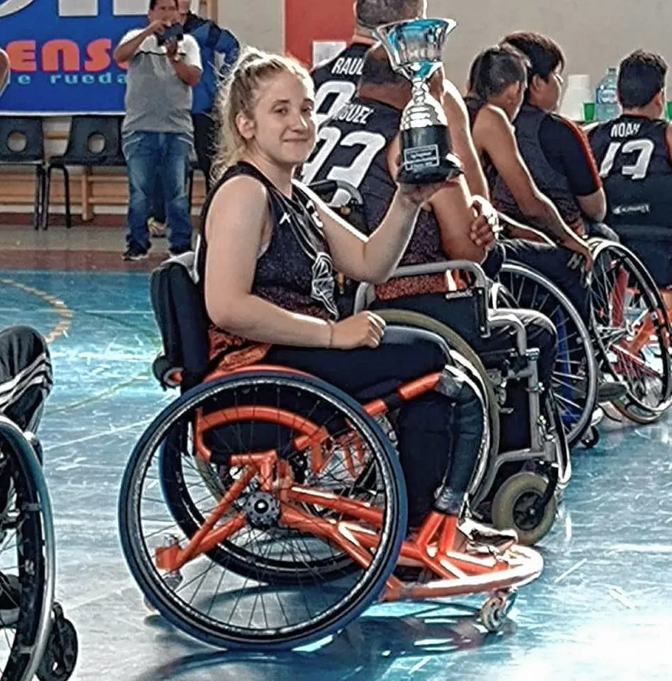 Selena Guillio Meina fue convocada para la Selección Juvenil de básquet adaptado
