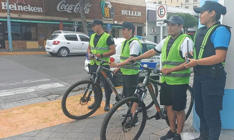 Con la llegada de los días de calor se intensificó  el Plan Operativo Verano Seguro con bicipolicías