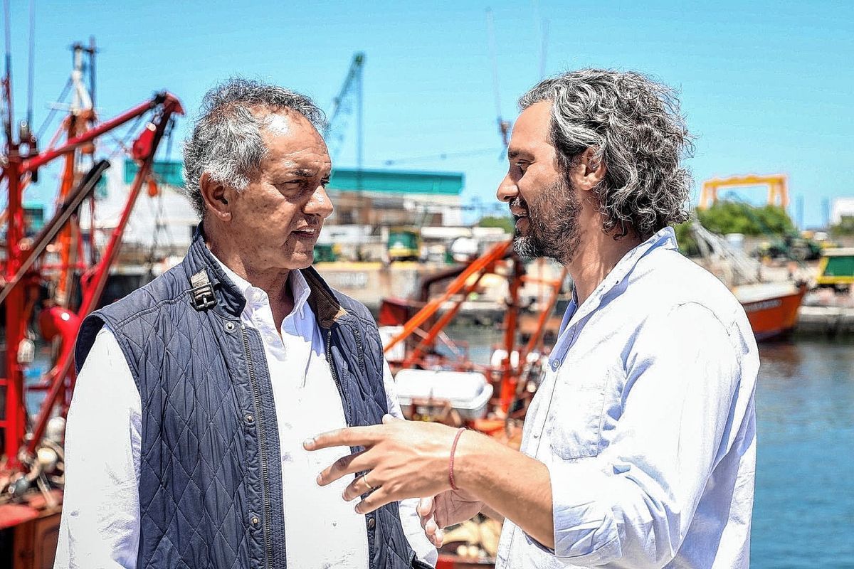Cafiero y Scioli analizaron con el sector langostinero las proyecciones para 2023