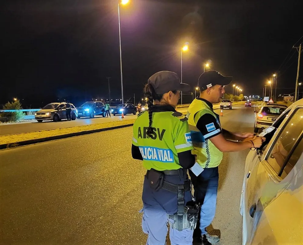 En Chubut fueron retirados de la vía pública 58 conductores alcoholizados durante el fin de semana