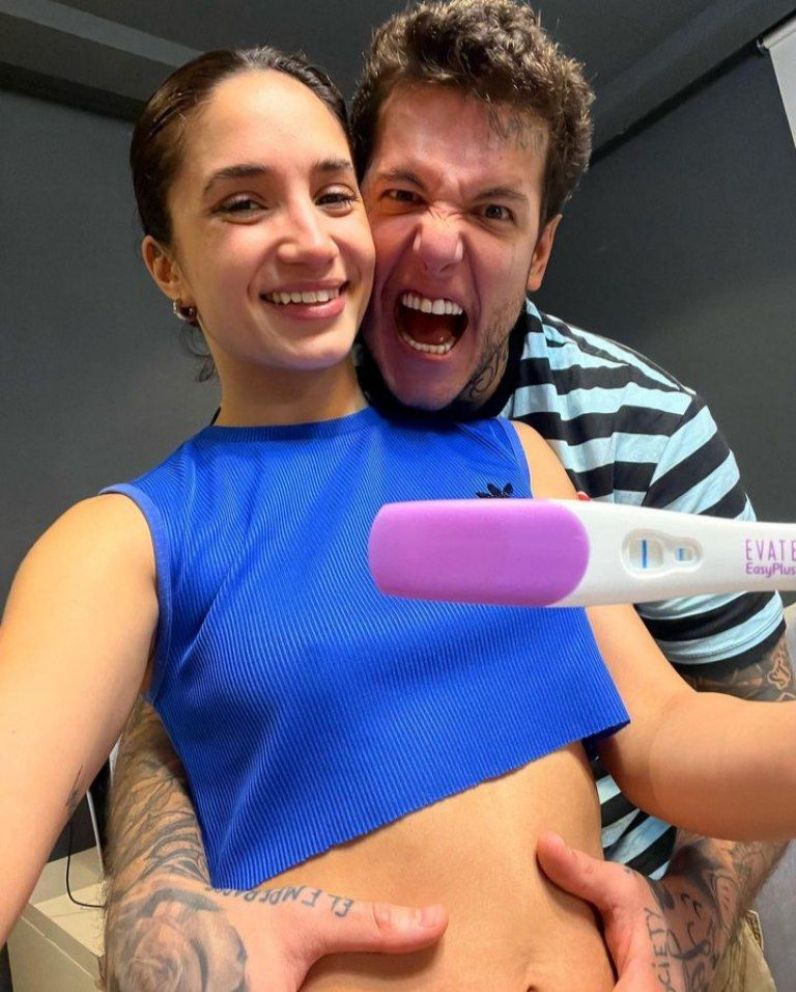 Melody Luz y Alex Caniggia anunciaron que esperan su primer hijo: "Se viene el baby empe"