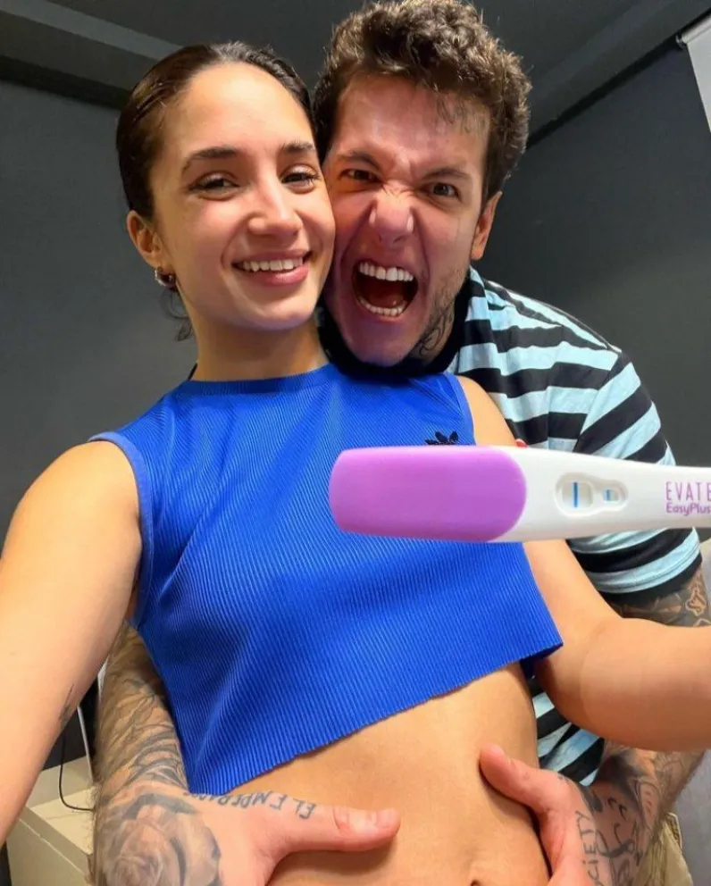 Melody Luz y Alex Caniggia anunciaron que esperan su primer hijo: "Se viene el baby empe"
