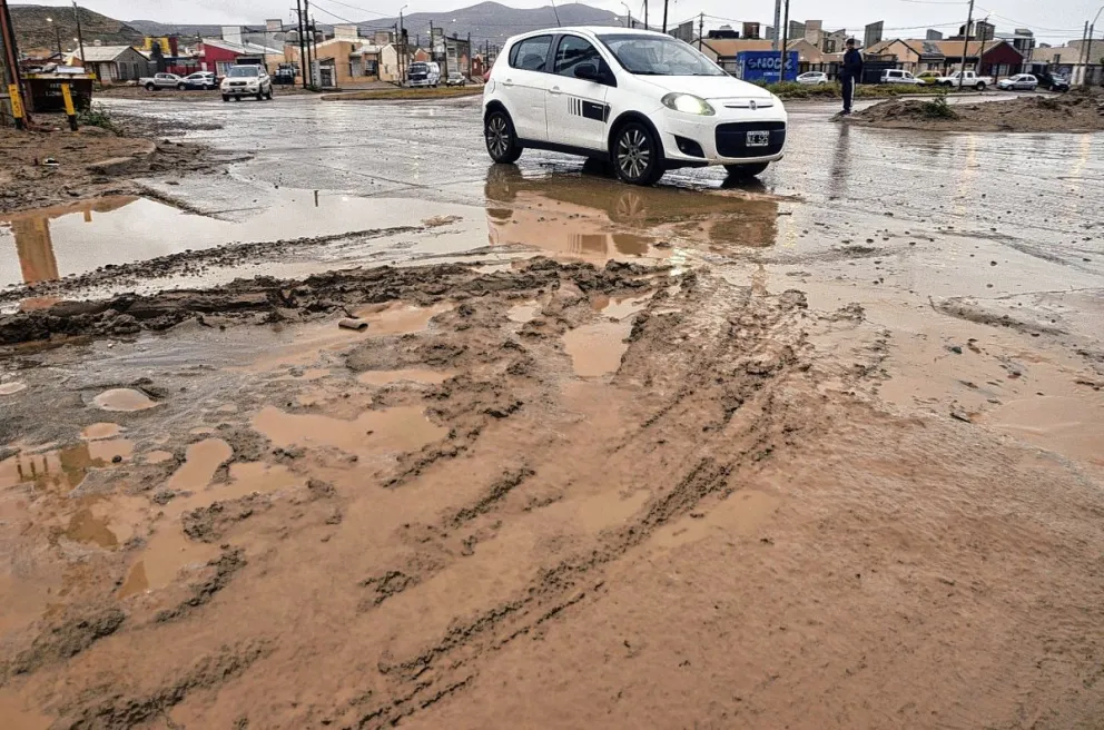 Según el Servicio Meteorológico Nacional, en 24 horas llovieron 32 mm. en Comodoro y Rada Tilly