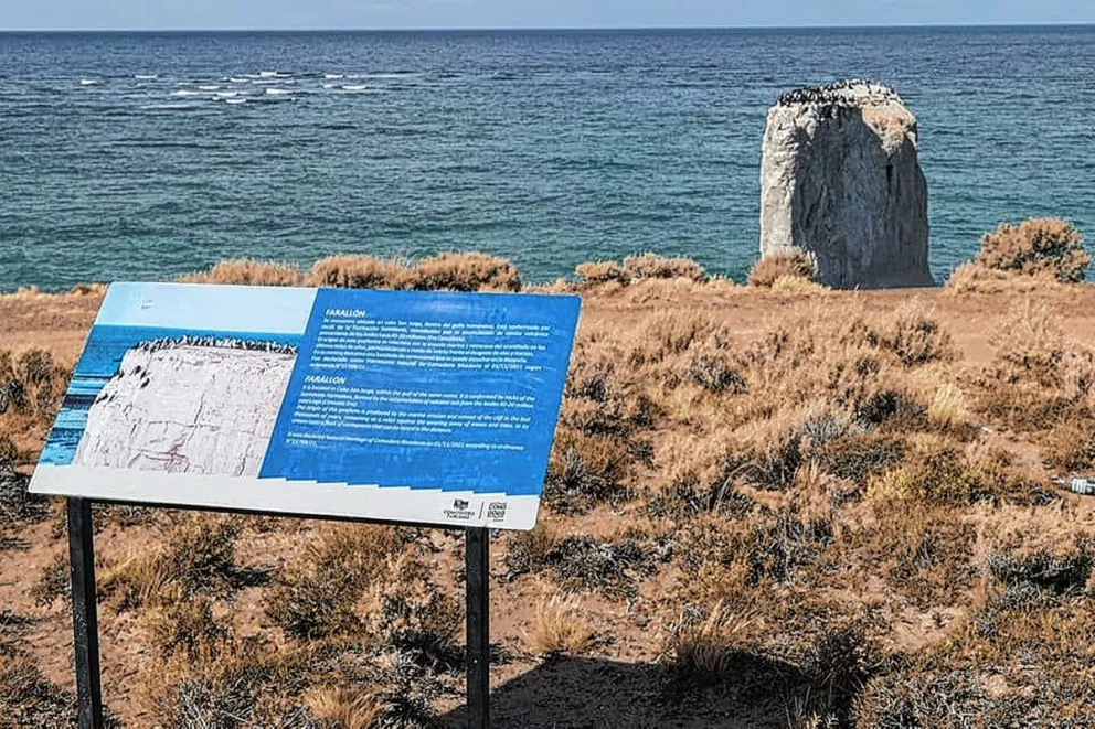 Señalizaron el camino hacia el Farallón 