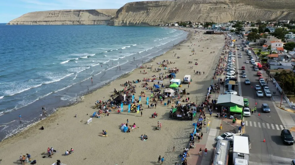El fin de semana el deporte se disfruta en Rada Tilly