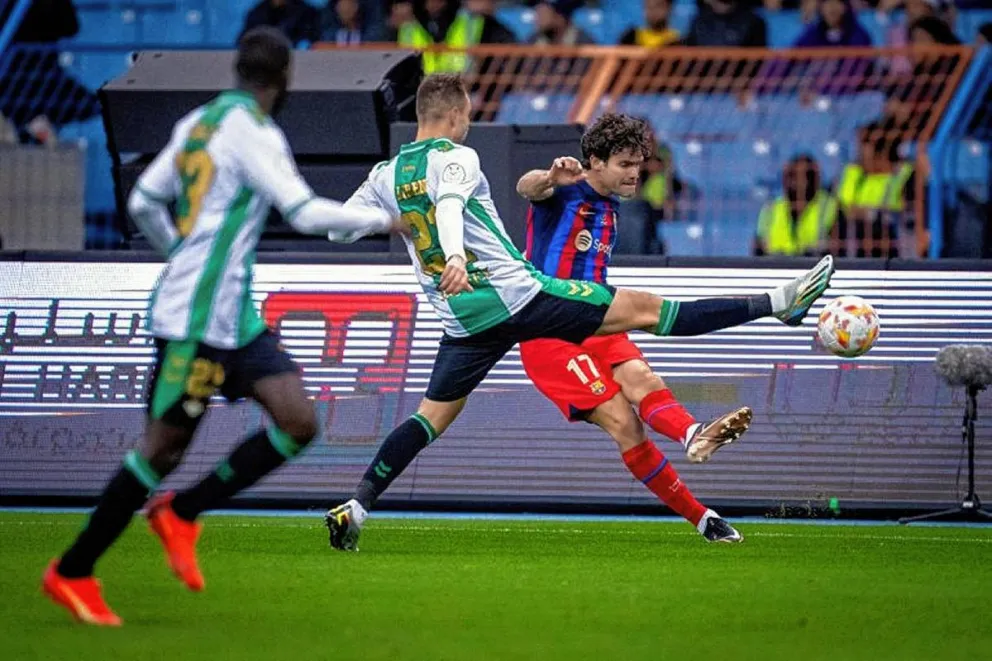 Barcelona venció al Betis y se metió en la final de la Supercopa de España