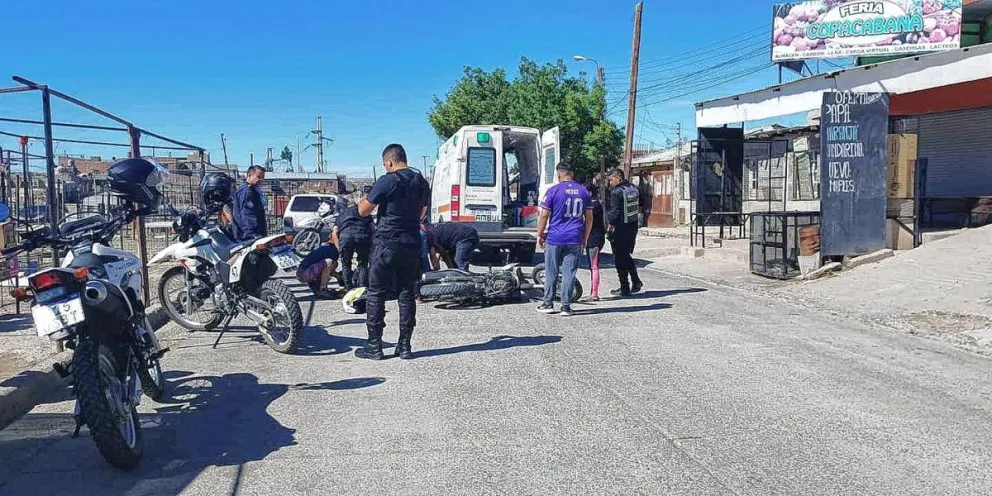 Inspector de Tránsito lesionado en accidente cerca de La Saladita