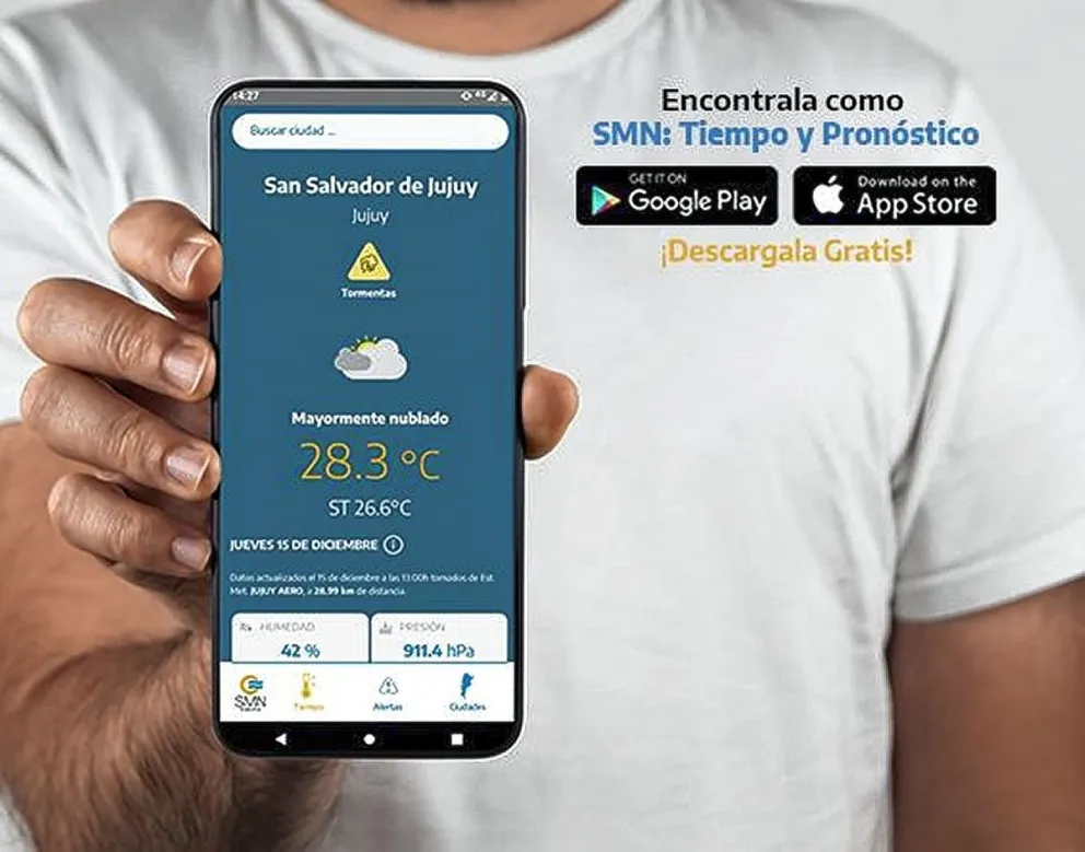El SMN presenta su aplicación para teléfonos móviles