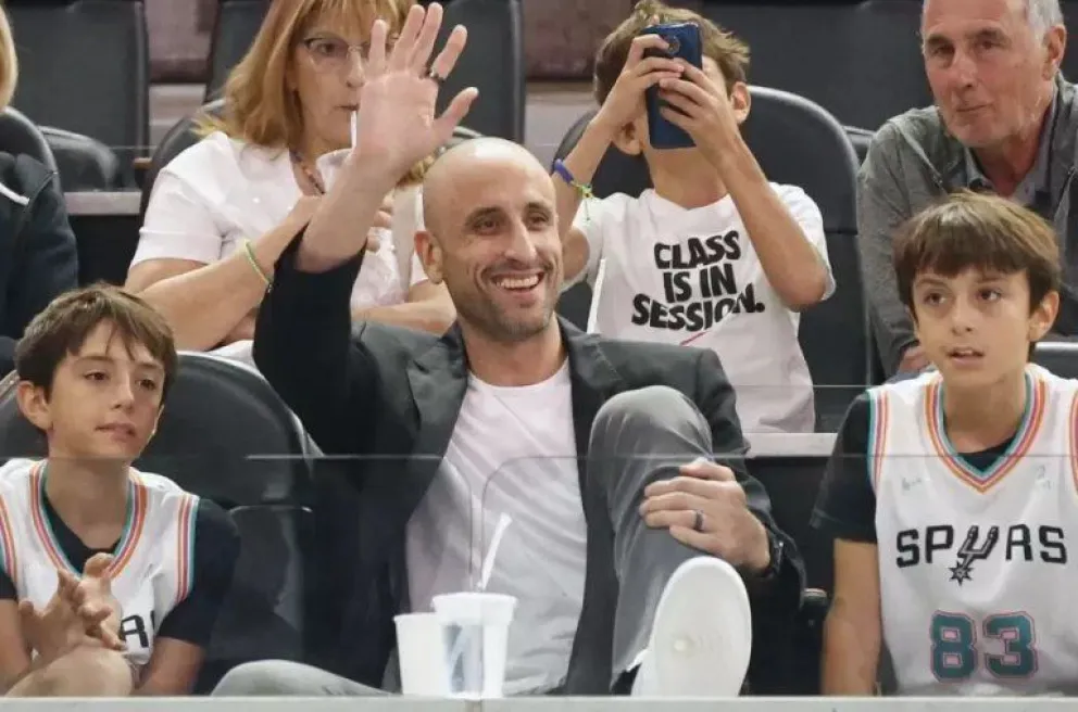 Ginóbili volvió a la NBA en una noche récord de los San Antonio Spurs