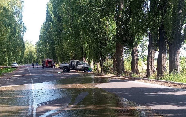 Una mujer murió tras perder el control de su camioneta y chocar con árboles en Mendoza