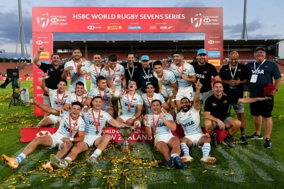 Los Pumas se quedaron con el Seven de Hamilton tras una remontada memorable frente a los All Blacks