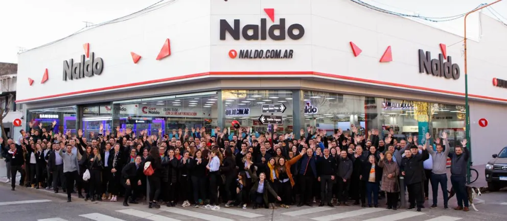 La cadena de electrodomésticos Naldo abre en Comodoro Rivadavia y busca empleados