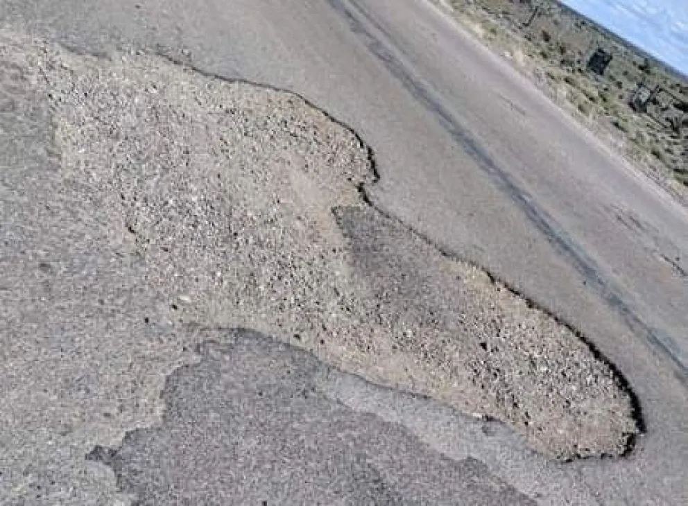 Rada Tilly: Ediles manifiestan su preocupación por el estado de la Ruta 40 en el tramo Facundo-Tamariscos