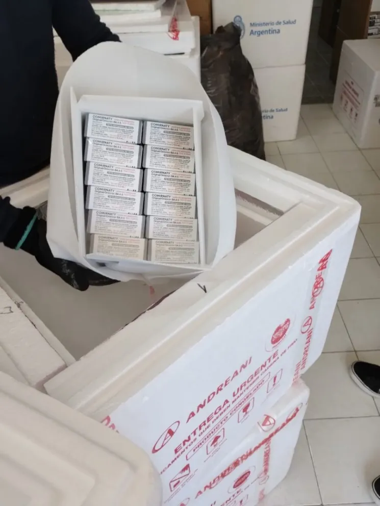 Llegaron a Chubut 11.520 Vacunas Bivalentes contra el Covid-19