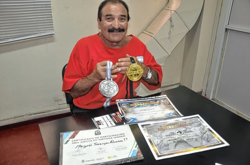 Manuel Alvarez, más de tres décadas en competencia
