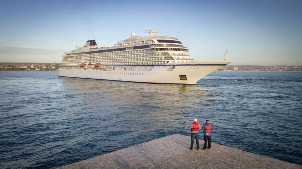 Temporada de cruceros: Arribó a Puerto Madryn el Viking Júpiter