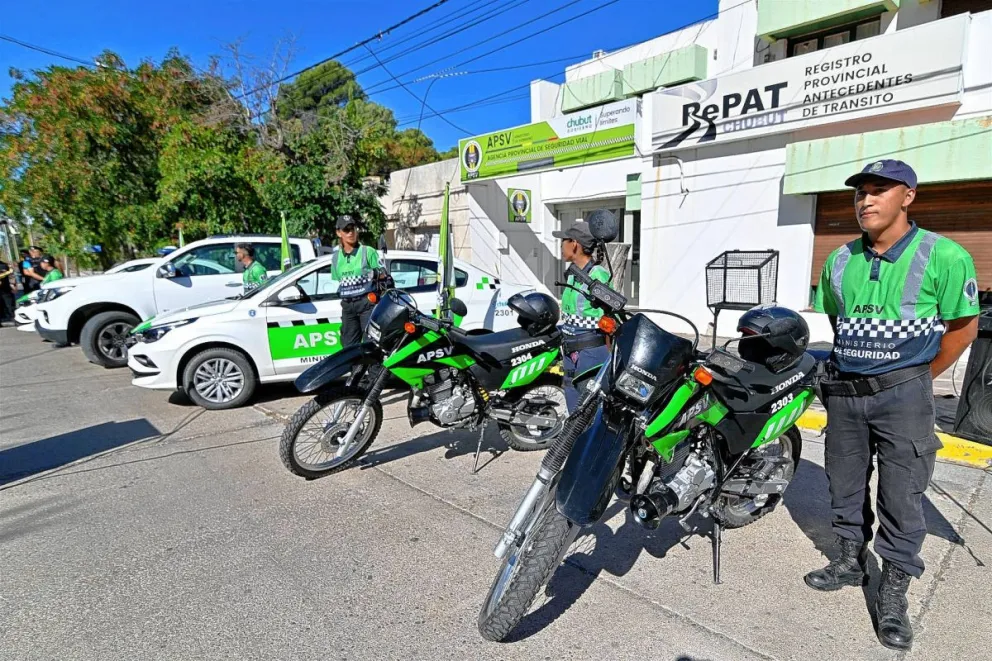 Seguridad Vial recibió nuevos vehículos para reforzar las tareas preventivas en la provincia