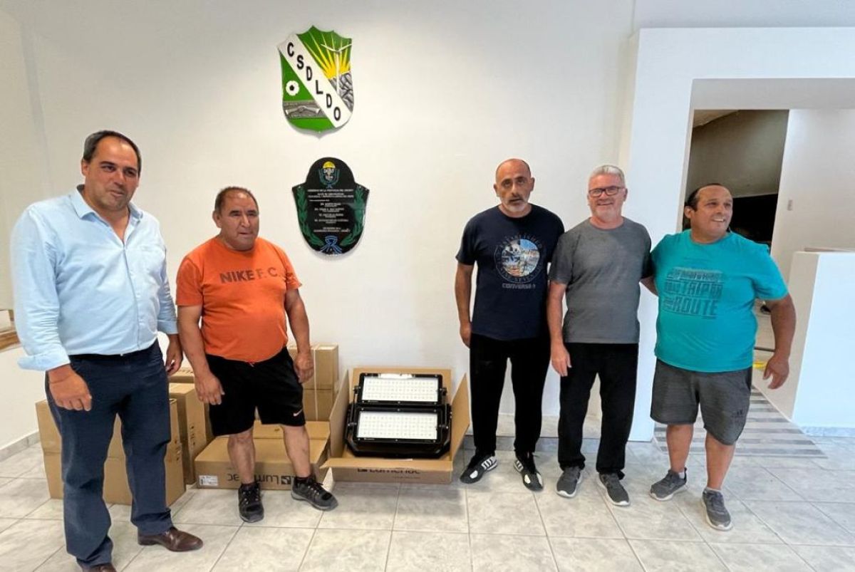 La cancha de Laprida tendrá nueva iluminación