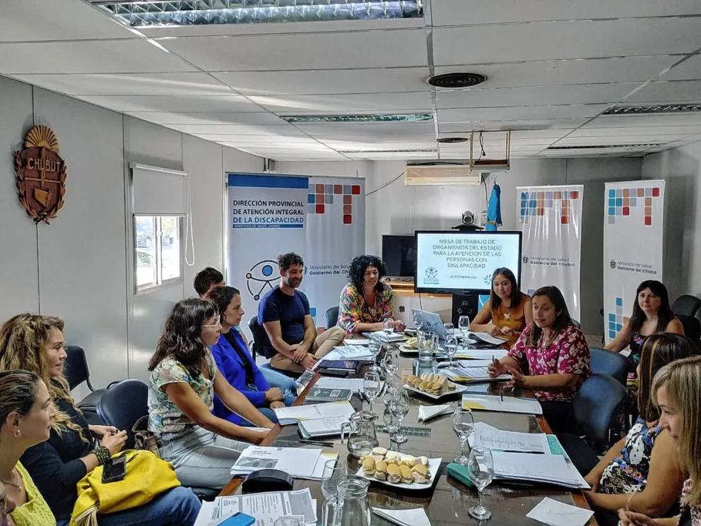 Chubut conformó “Mesa de Trabajo de Organismos del Estado para la Atención de las Personas con Discapacidad”