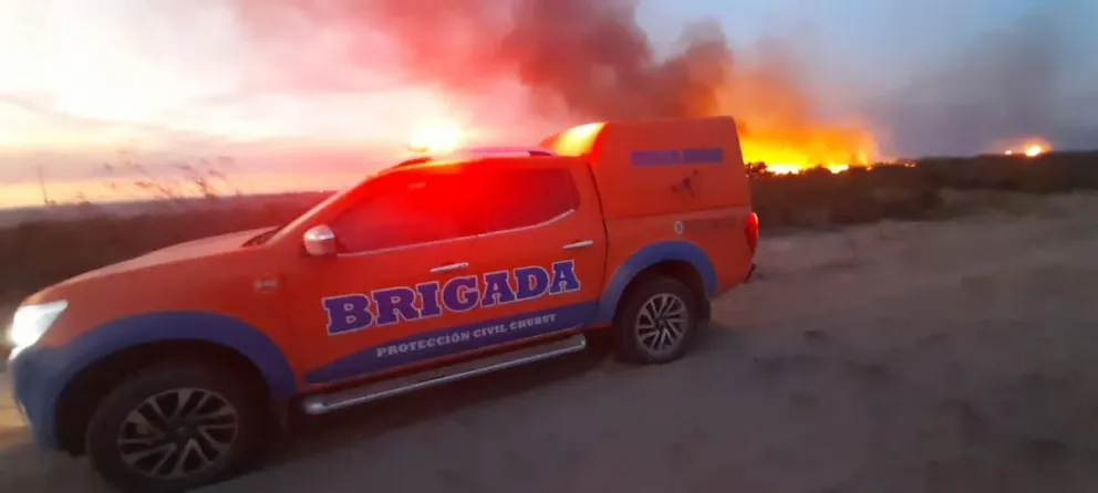 El incendio en Puerto Lobos fue declarado contenido