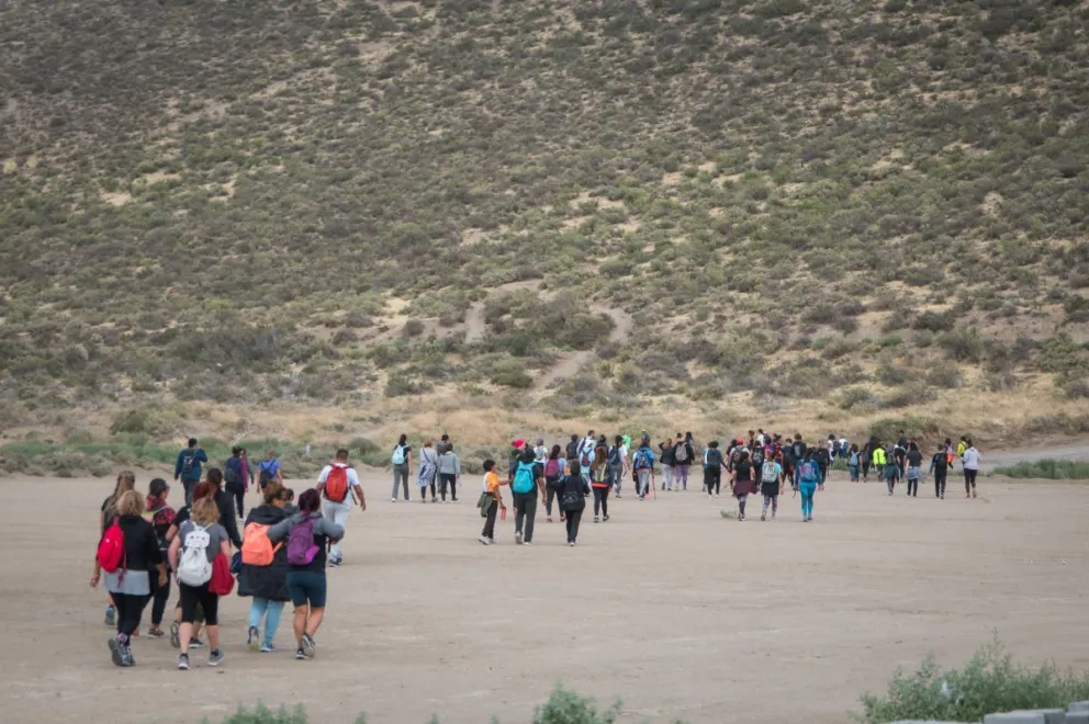 Excelente convocatoria en el Trekking “Experiencia Rada Tilly y Comodoro”