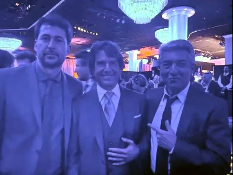 La foto de Ricardo Darín y Tom Cruise en la previa de los Oscar