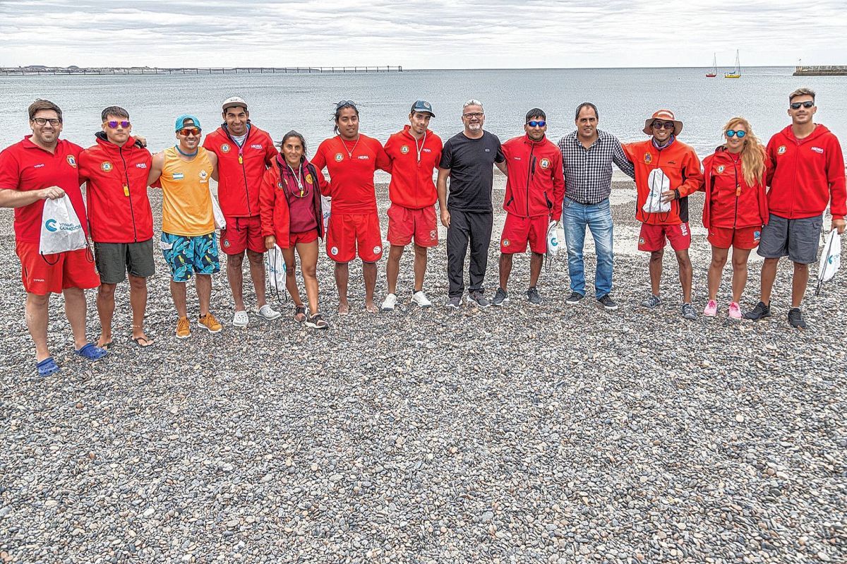 Los guardavidas de Comodoro fueron reconocidos en su día