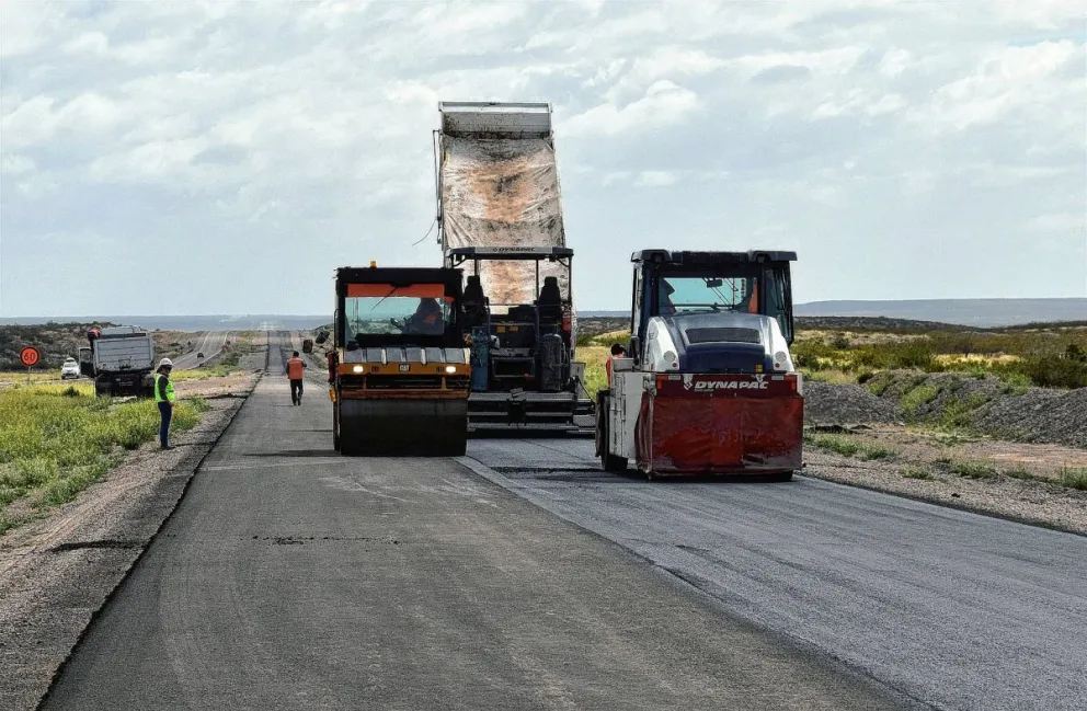 Continúan los trabajos en la Autovía Puerto Madryn-Trelew