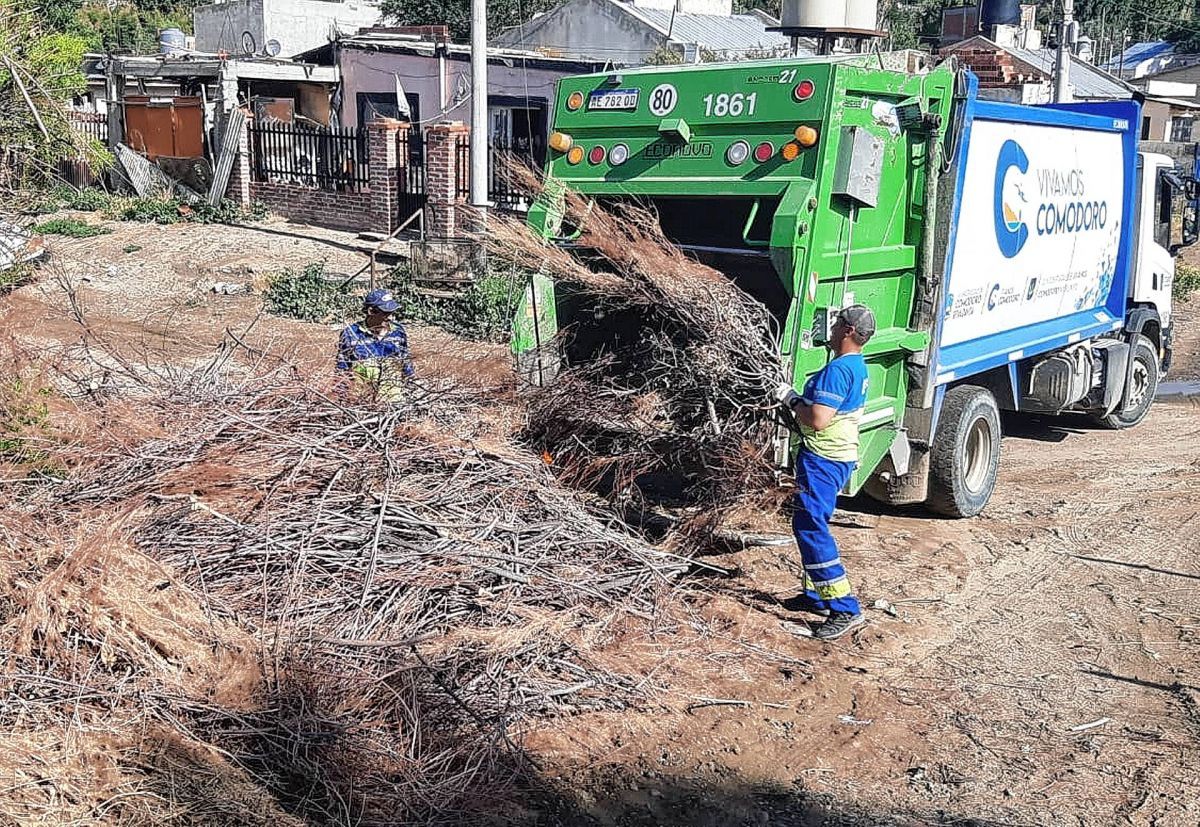 Detalle del servicio de recolección de residuos durante el fin de semana largo