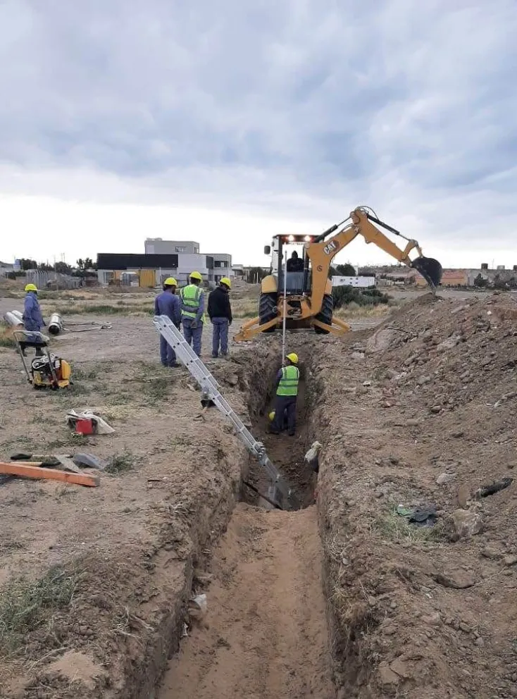 Comenzó la construcción del Sistema Cloacal y Emisario Submarino en la zona norte de Comodoro