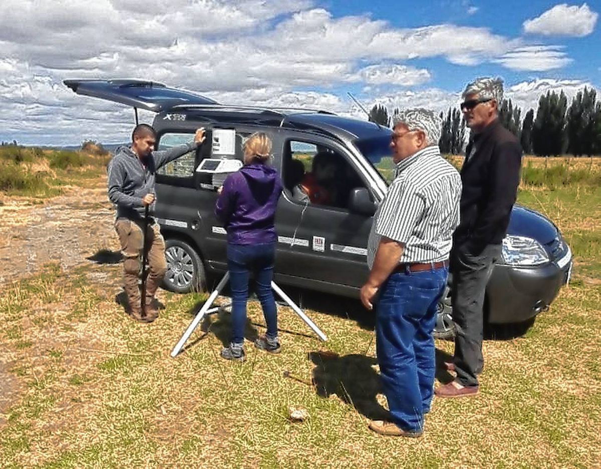 Instalaron estaciones meteorológicas en Sarmiento para prevenir heladas