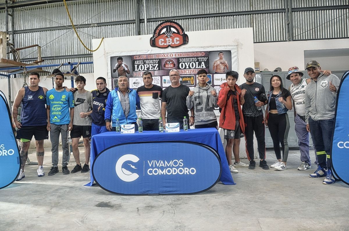 Presentaron el festival profesional de boxeo