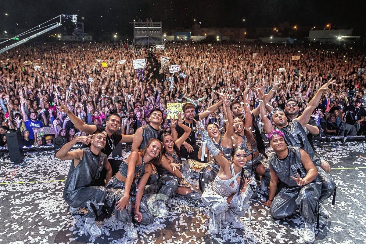Cerca de 140 mil personas colmaron el Estadio de Comodoro con las presentaciones de María Becerra y Los Palmeras