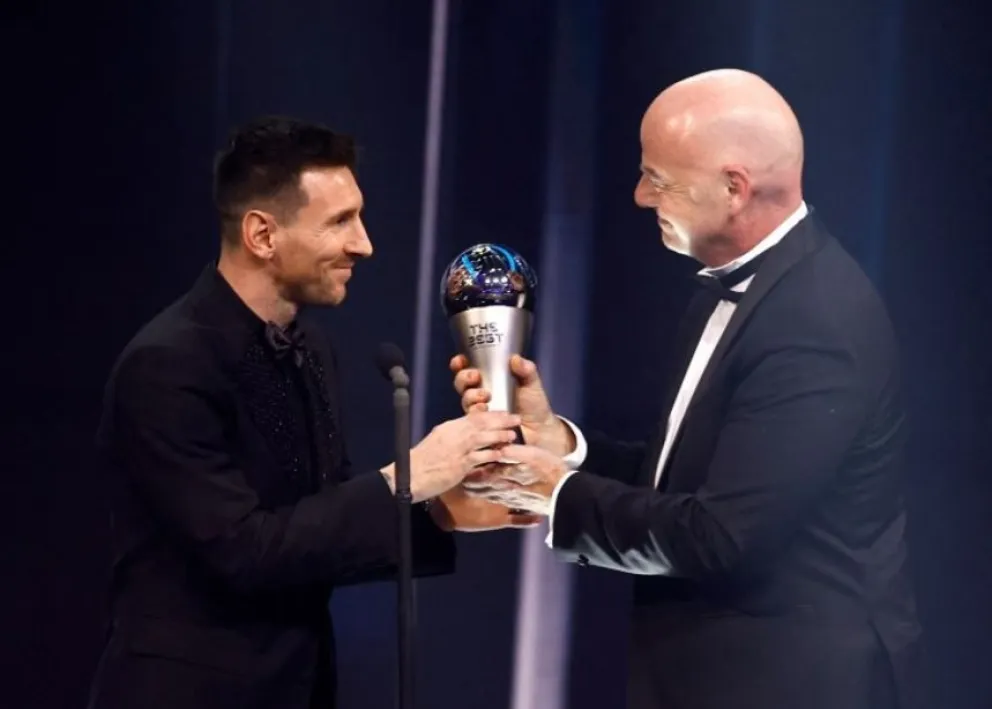 Messi se quedó con el premio The Best al mejor futbolista del mundo de la FIFA