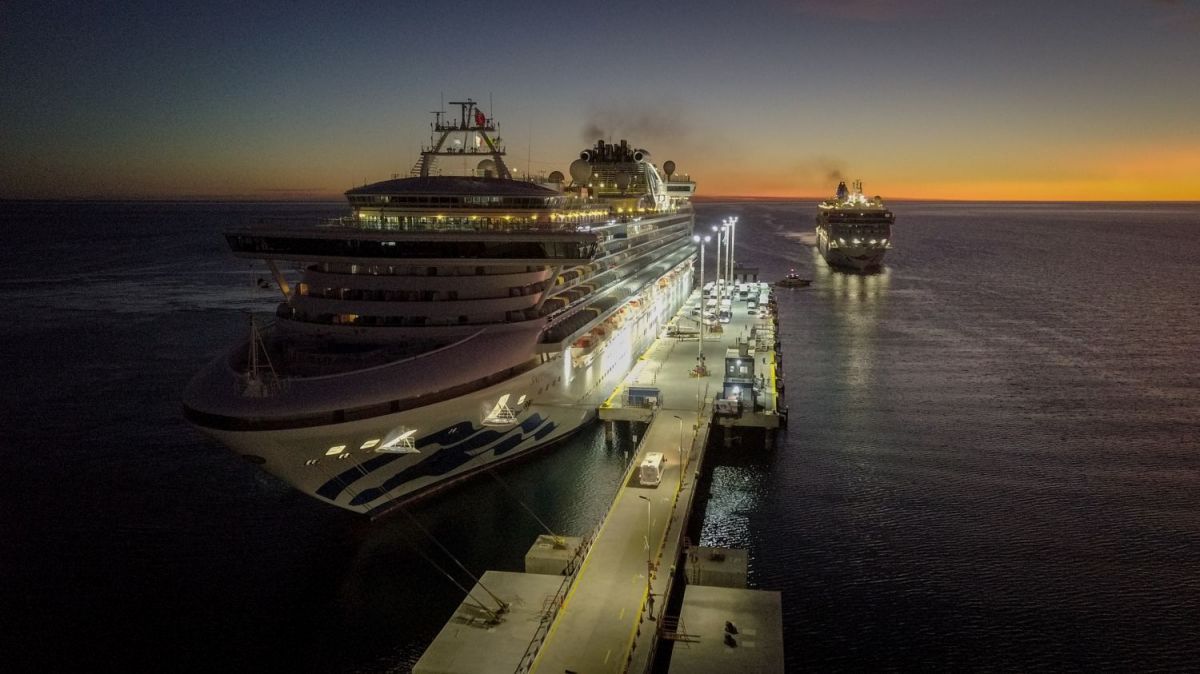 Con más de 4 mil pasajeros, arribaron dos cruceros a Puerto Madryn